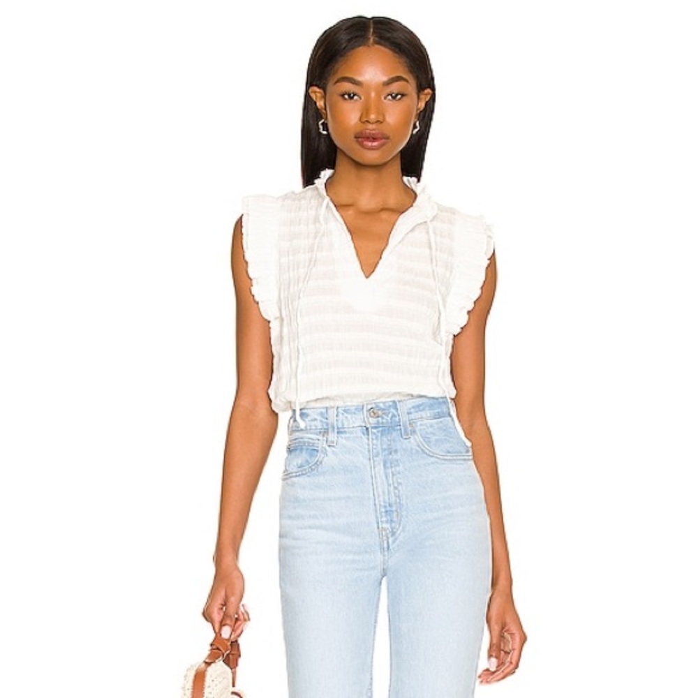 BB Dakota | Steve Madden Hearts a Flutter Top in Optic White